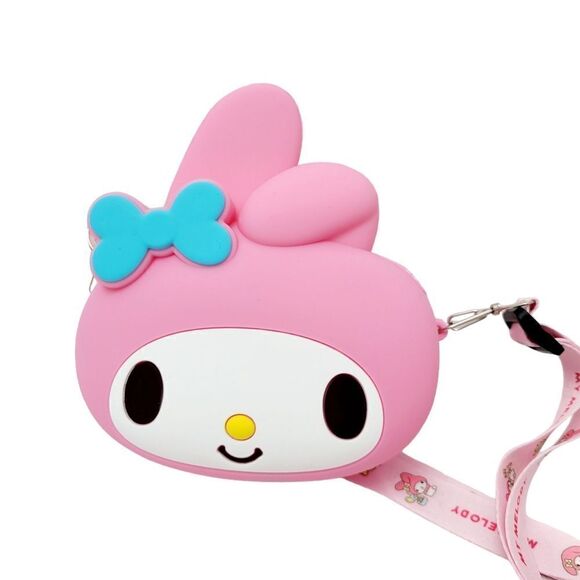 Brand New My Melody Silicone Rubber Crossbody Bag - Picture 1 of 7